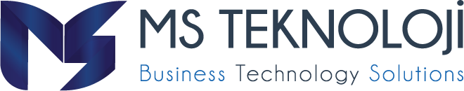 MS Teknoloji Klasik Renkli Logo